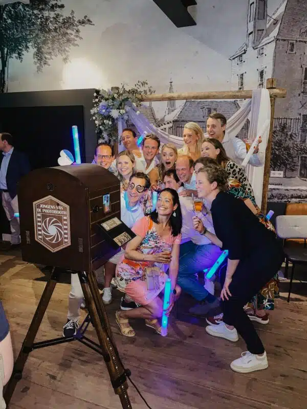Foto van gasten bij Photobooth Amsterdam