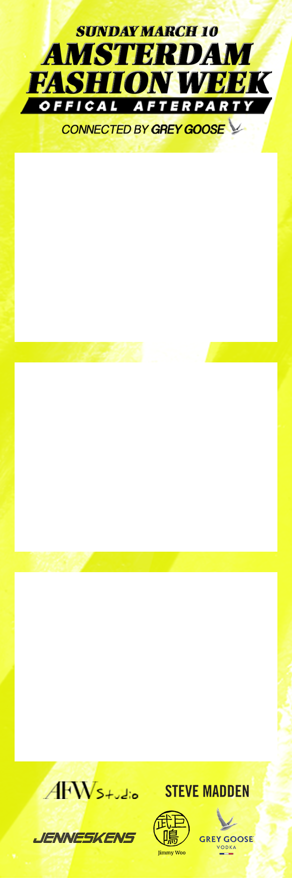 Photobooth template Amsterdam Fashion Week